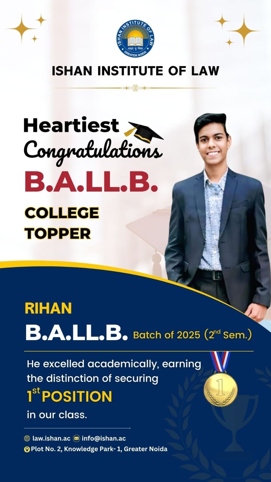 Celebrating Academic Excellence at Ishan Institute of Law - Image 2